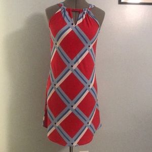 Cynthia Rowley Red, White and Blue Dress
